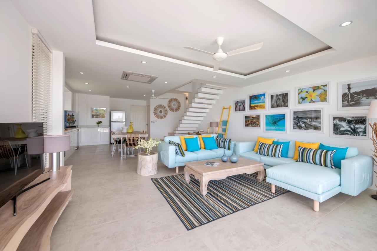 Beachside Villa - B18 - At Bayside Luxury Villas Samrong Bay Beach, 4 Bed 5 Bath, Sea & Sunset Views, Only 200M Walk To The Beach Choeng Mon Exterior photo