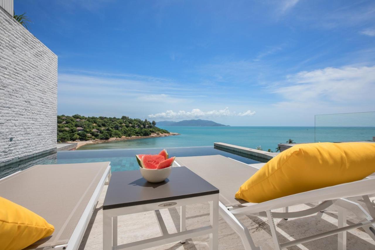 Beachside Villa - B18 - At Bayside Luxury Villas Samrong Bay Beach, 4 Bed 5 Bath, Sea & Sunset Views, Only 200M Walk To The Beach Choeng Mon Exterior photo