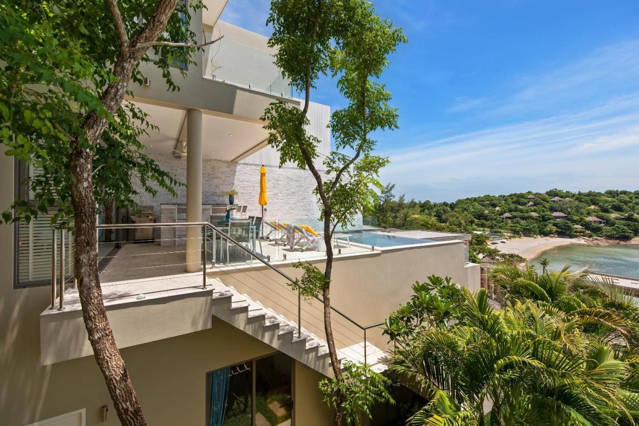 Beachside Villa - B18 - At Bayside Luxury Villas Samrong Bay Beach, 4 Bed 5 Bath, Sea & Sunset Views, Only 200M Walk To The Beach Choeng Mon Exterior photo